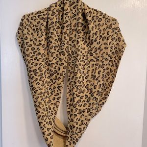 Cheetah print infinity scarf